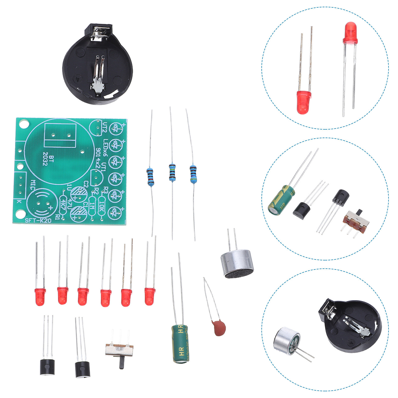 Diy Electronics Projects For Kids - Voice-Controlled LED Metronome Kit DIY Electronic
