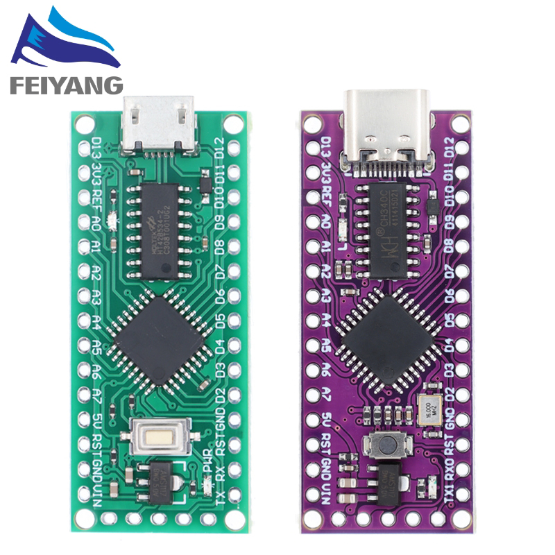 Arduino Uno Starter Kit - LGT8F328P-LQFP32 MiniEVB TYPE-C MICRO USB Compatible