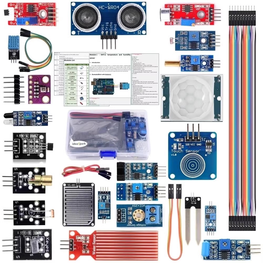 Arduino Uno Starter Kit - 22 in 1 Sensor Kit Module