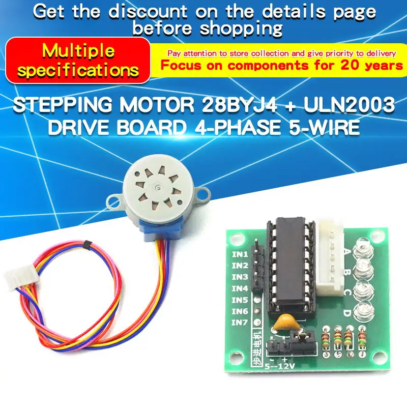 Stepper Motor 28Byj - 1PCS 28BYJ4 Stepper Motor ULN2003 Driver