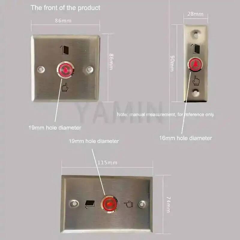 16/19mm Door Bell Momentary Re - огляд і ціна Push Button Tactile