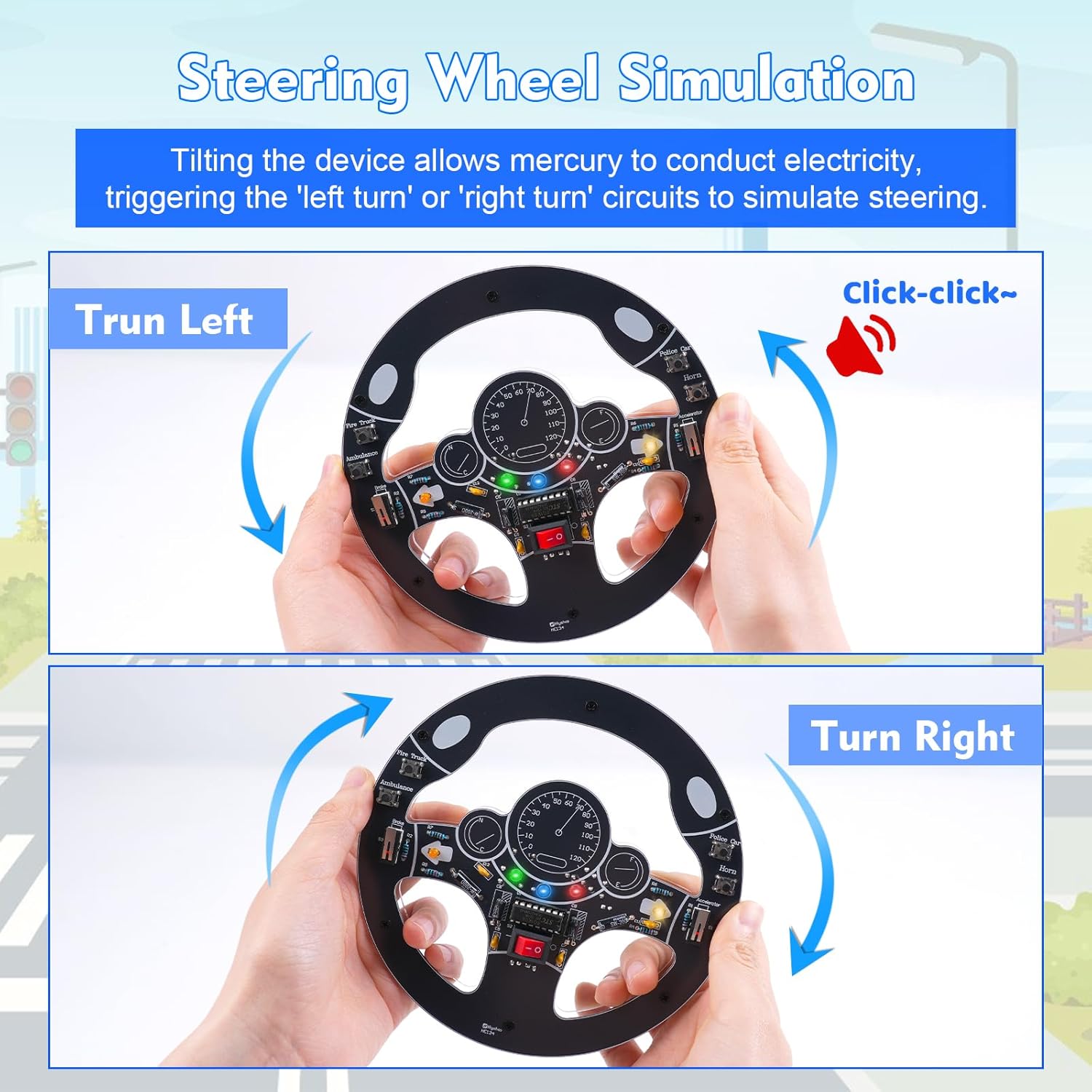 Car Steering Wheel DIY Solderi - огляд і ціна Pcb Etching Kit