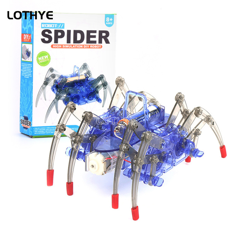 DIY Electric Spider Robot Puzz - огляд і ціна Diy Electronics Gifts