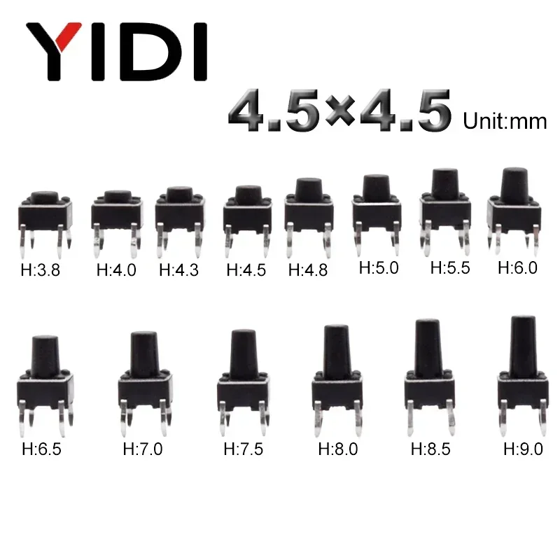 50pcs Panel PCB On Off Momenta - огляд і ціна Push Button Tactile