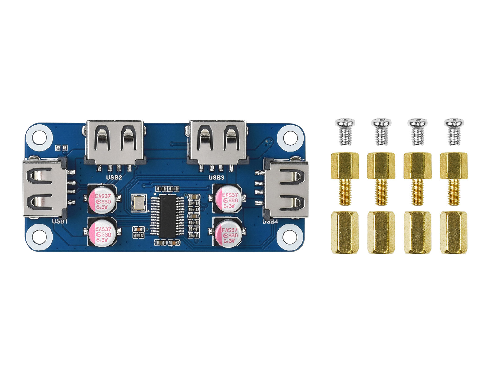 Waveshare USB HUB HAT (B) 4x p - огляд і ціна Raspberry Pi Zero