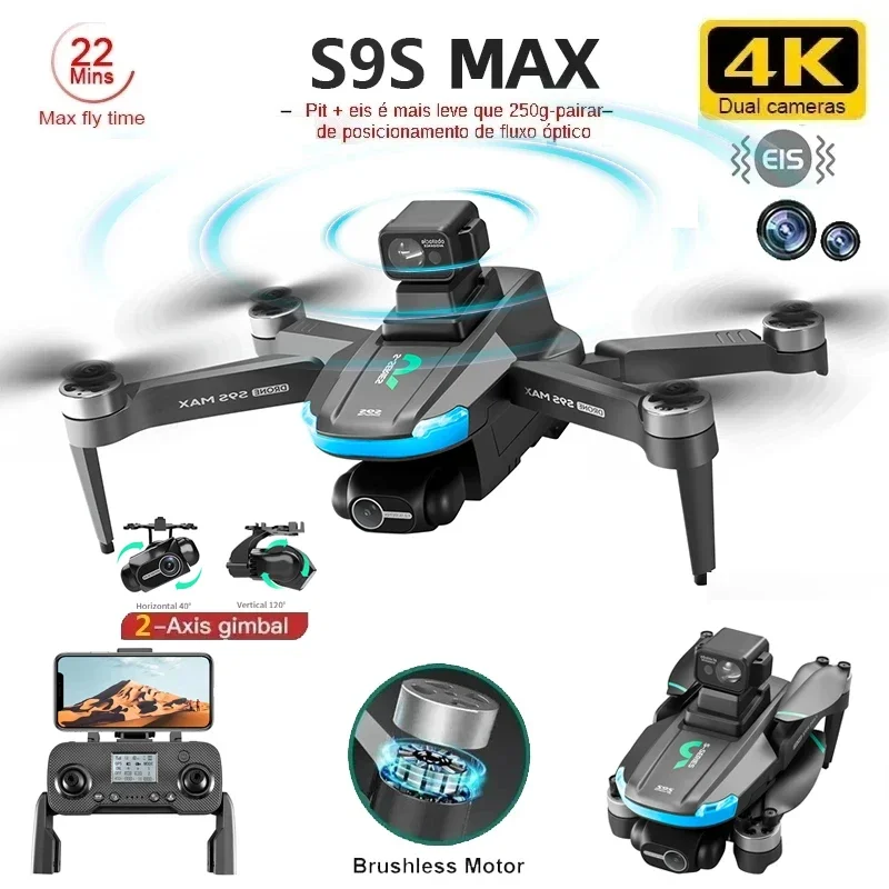 NEW S9S MAX MINI Drone 4K 2-Ax - огляд і ціна Diy Drone Electronics