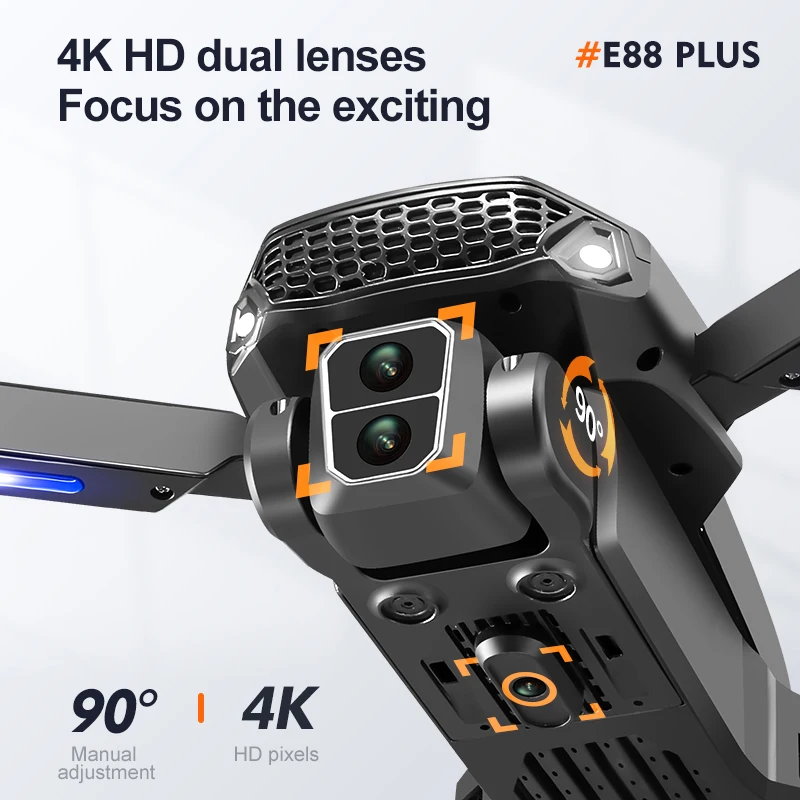 New E88 Plus Quadcopter Drone: - огляд і ціна Diy Drone Electronics