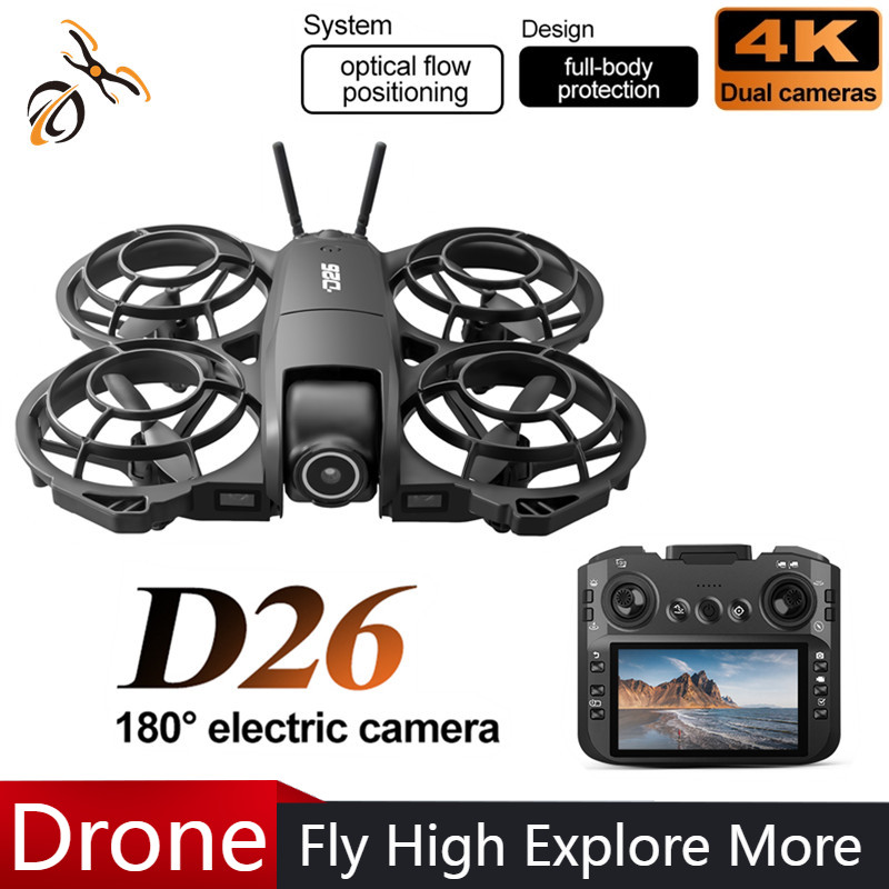 D26 Drone 4K Aerial HD 180° Ca - огляд і ціна Diy Drone Electronics