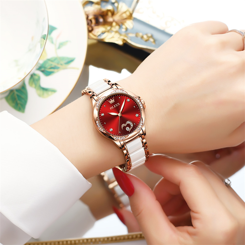 OLEVS Ladies Watch Woman Luxur - огляд і ціна Push Button Tactile