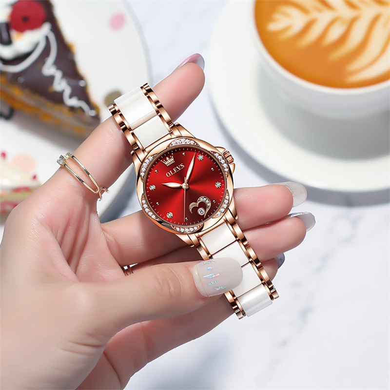 OLEVS Ladies Watch Woman Luxur - огляд і ціна Push Button Tactile