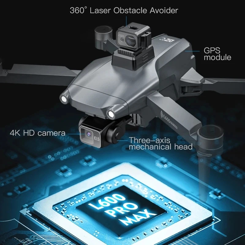 L600 PRO MAX GPS Drone Profess - огляд і ціна Diy Drone Electronics