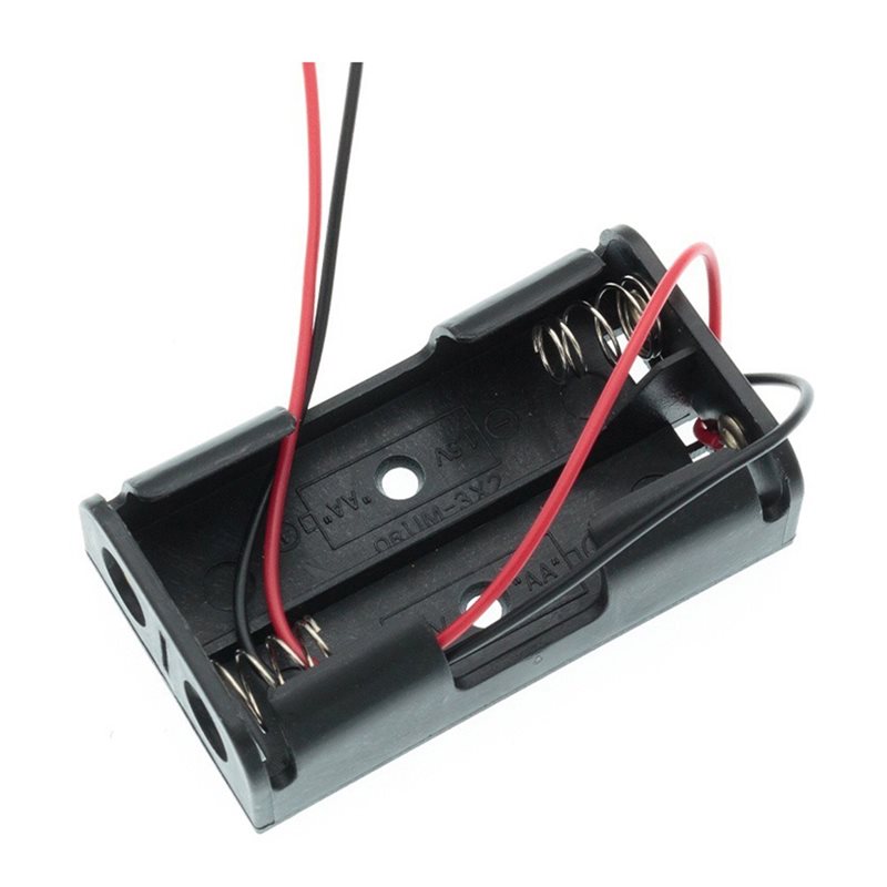 AAAEL-100Pcs 2AA Battery Case  - огляд і ціна Diy Electronics Storage