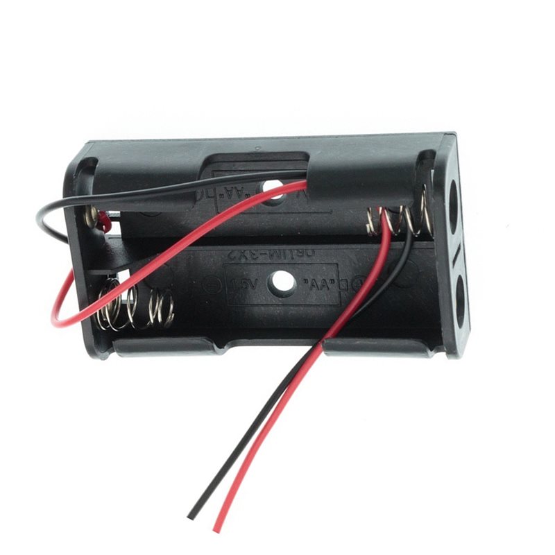 AAAEL-100Pcs 2AA Battery Case  - огляд і ціна Diy Electronics Storage