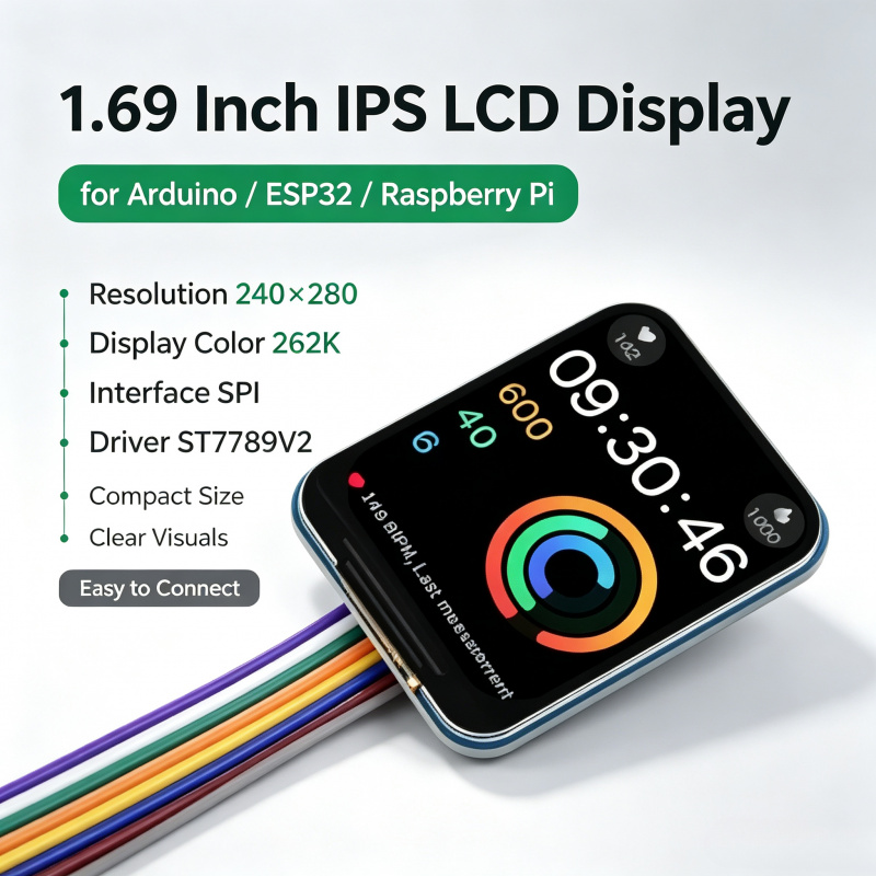 1.69 Inch IPS LCD Module ST778 - огляд і ціна Raspberry Pi Zero