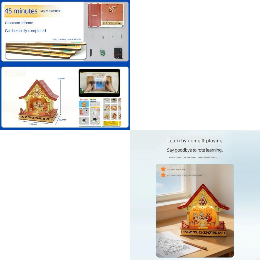 XXFE Electronic Cottage Assemb - огляд і ціна Diy Electronics Projects For Kids