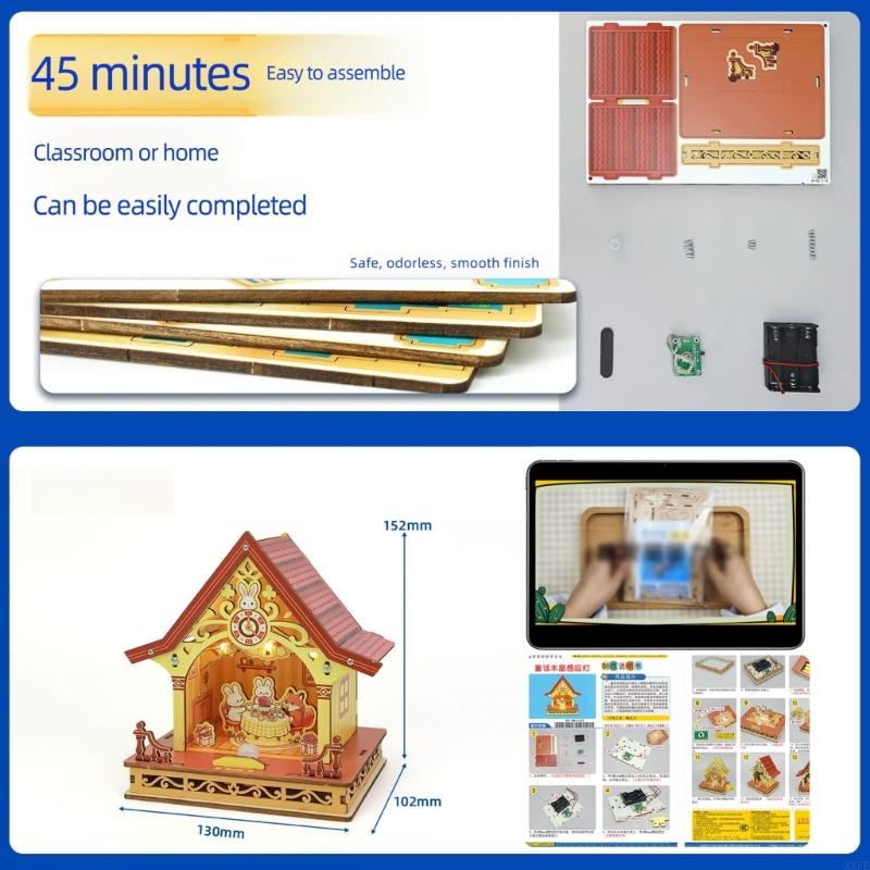 XXFE Electronic Cottage Assemb - огляд і ціна Diy Electronics Projects For Kids