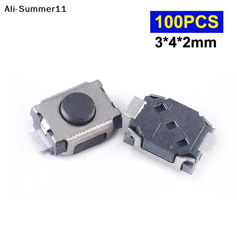 【Mm】100Pcs 3*4*2MM Micro Switc - огляд і ціна Push Button Tactile