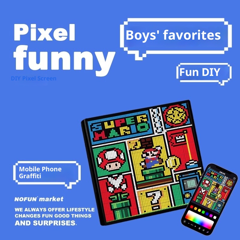 Diy Pixel Screen Custom Electr - огляд і ціна Diy Electronics Game
