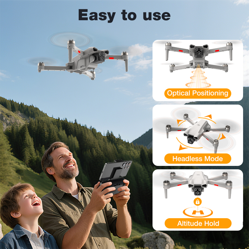 NEW Hot L017 Pro Drone Brushle - огляд і ціна Diy Drone Electronics