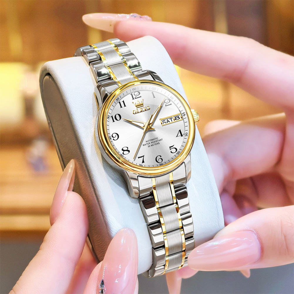 OLEVS Luxury Watch for Woman L - огляд і ціна Push Button Tactile