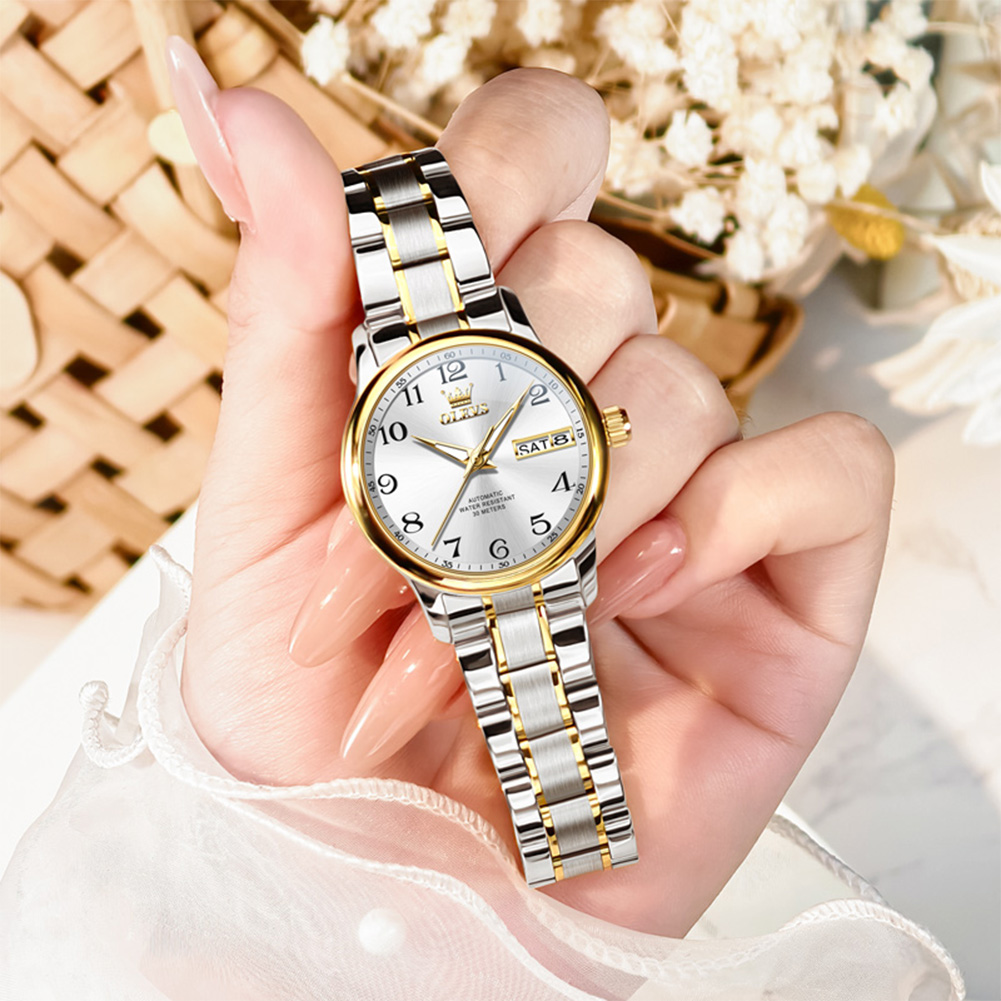 OLEVS Luxury Watch for Woman L - огляд і ціна Push Button Tactile